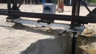 Купить сваи для ворот в Котельники. Заказать ворота на сваях под ключ от 21941 руб